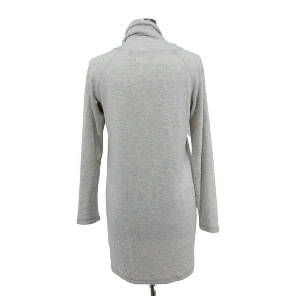 Altar'd State Heather Gray Fleece Kangaroo Pocket Tunic Sweatshirt Dress Size XS - Picture 4 of 6